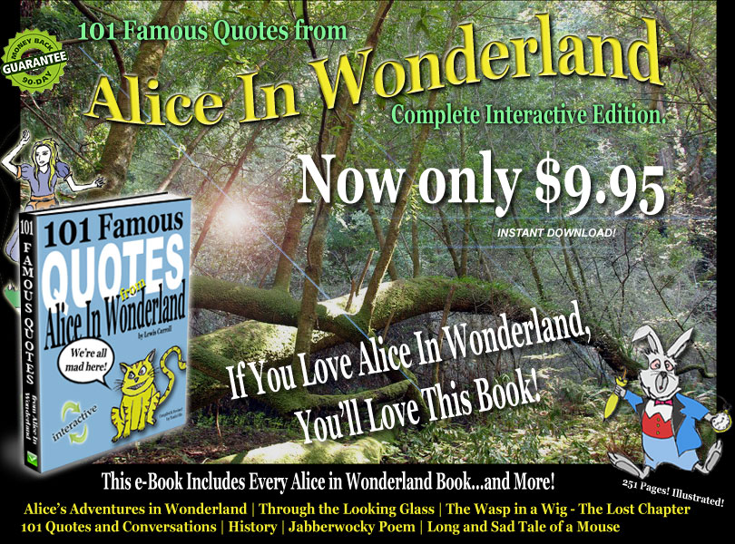 101 Famous Quotes from Alice in Wonderland